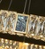 Люстра подвесная CEREN 40*150 золотой, хрусталь, металл, LED.