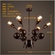 Дизайнерский светильник 76*43 см led, e14, железо, стекло