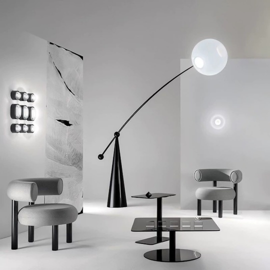 Торшер черный Altrexx, 150*175 см, LED, E27, металл, 14 Вт