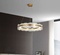 Светильник подвесной бронзовый Elviku, металл, трос 150 см, 50*13 см, LED