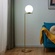 Торшер золото Lumina, 30*30, 155 см, светодиодный, Е27, металл, 15 Вт