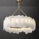 Светильник подвесной медный Altreva, медь, мрамор, 100*25 см, LED