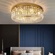 Люстра подвесная, золотой, кристалл, SOPHISTICATED 50*18, металл, LED.