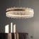 Люстра подвесная, медный, хрусталь, FASHIONABLE 40*16, металл, LED.