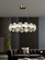 Светильник подвесной медный Elarex, медь, трос 120 см, 80*15 см, LED