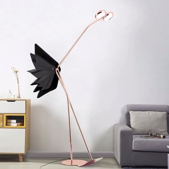 Напольный светильник стилизованный под птицу STRUTS, LED, 10 Вт