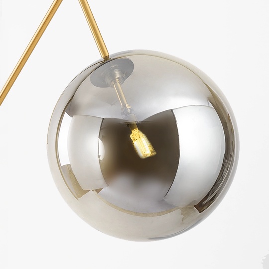 Торшер золото Dralix, 120*175 см, LED, металл, 10 Вт