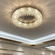 Люстра подвесная, золотой, кристалл, SPARKLING 80*17, металл, E14.