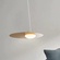 Люстра золотая Avexo, металл, стекло 48*1.5 см, светодиодная, LED
