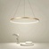 Люстра подвесная, медь, ПММА, WILLOW 60*2 металл, LED.