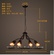 Дизайнерские светильник белый Envixo, 90*48 см, led, E14, железо, стекло, современный, белый