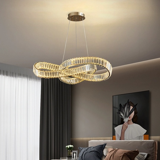 Люстра подвесная, бронза, кристалл, JACOB 60*29 металл, LED