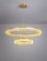 Люстра медная Olivex, металл, 85*45 см, светодиодная, LED