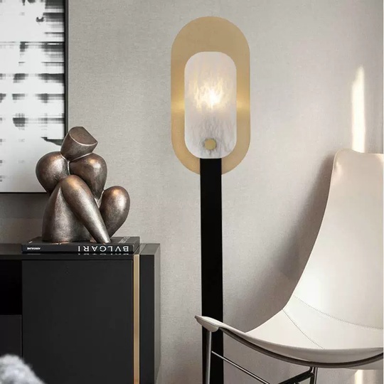 Торшер черный Ionvex, 40*145 см, LED, E14, металл, 40 Вт