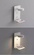 Настенный светильник, БРА BERKER 14*24, белый, металл, LED.