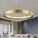Светильник подвесной медный Elysperia, металл, трос 150 см, 60*11 см, LED