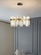 Светильник подвесной медный Evolqua, металл, трос 120 см, 60*30 см, LED