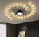 Люстра черная Aviorda, металл, 80*7 см, светодиодная, LED