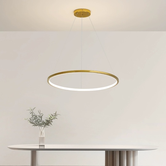 Люстра подвесная, медь, ПММА, WILLOW 60*2 металл, LED.