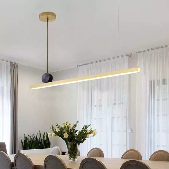 Люстра медная Luma, металл, 88*130 см, светодиодная, LED