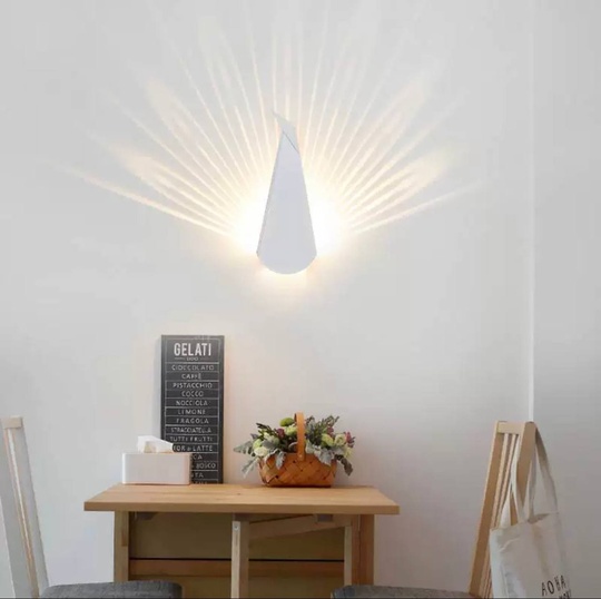 Настенный светильник, БРА EMRE 14*36, белый, металл, LED.