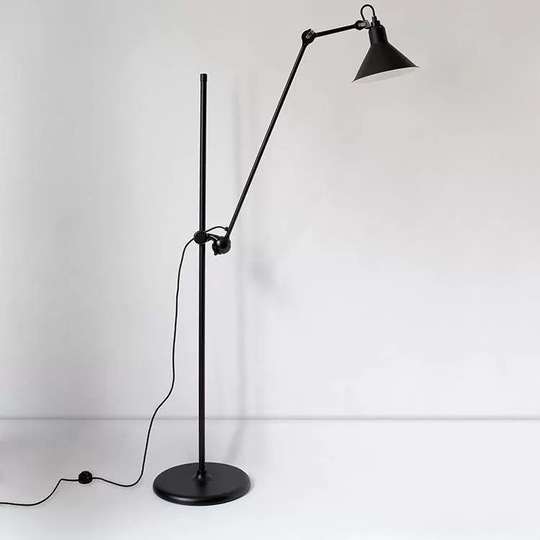 Торшер черный Aurelix, 50*160 см, LED, E27, металл, 10 Вт