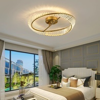 Потолочный светильник, желтая бронза, кристалл, LUNA 80*16 металл, LED.
