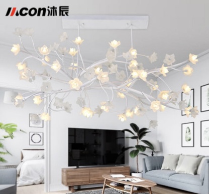 Дизайнерский светильник led 120 см, 80*70 см, базовый, led, железо, стекло, китай