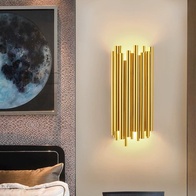 Настенный светильник титановое золото WILL, Бра, 18*40, металл, LED.