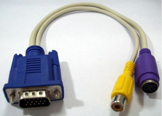Кабель VGA - RCA plus S AV (0.25 м)
