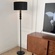Торшер черный Elyxo, 35*35*165 см, LED, Е27, металл, 20 Вт