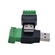 Переходник USB A - 5pin винтовый зажим