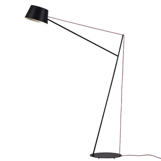 Торшер черный Elixora, 170*210 см, LED, E27, металл, 24 Вт