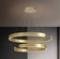 Люстра подвесная, медь, ПММА, STELLA 40*60 металл, LED.