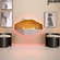Дизайнерский камин 3D, серый, 90*60 см, настенный