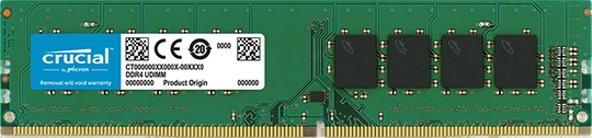 Оперативная память 8Gb DDR4 2400MHz Crucial