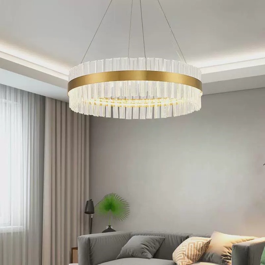 Люстра подвесная, медный, стекло, DECORATIVE 60*18, металл, LED.
