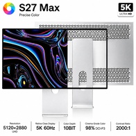 Монитор 27, 5K Ultra HD 5120×2880 для Mac и Windows, IPS, Thunderbolt, Type-C 65W, HiDPI