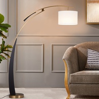 Напольный светильник MAI HE MAI Черный с золотом BayerLux, LED, 10 Вт