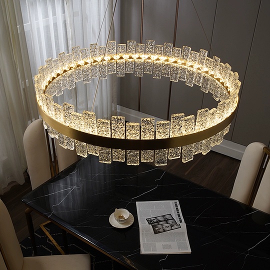 Люстра подвесная, медный, хрусталь, FASHIONABLE 60*16, металл, LED.
