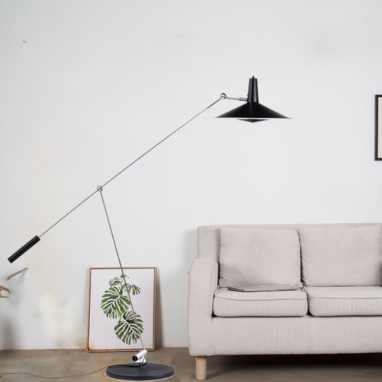 Напольный светильник черный Nightbloom, LED, 12 Вт
