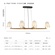 Дизайнерские светильник дерево ткань, 153*27 см, led