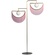 Торшер бронза Variablesa, 165*88 см, LED, G9*2, металл, 10 Вт