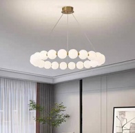 Светильник подвесной медный Uvloxi, медь, 52*8 см, светодиодная, LED
