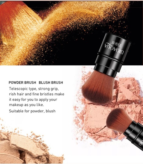 Телескопическая кисть для макияжа Make up beauty