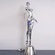 Торшер Cyberwoman хромированный, 207 см