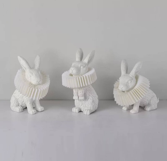 Настольная лампа RABBIT 30*32, белый, смола