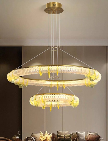 Люстра медная Olivex, металл, 105*65 см, светодиодная, LED