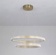 Люстра подвесная, медь, ПММА, MOWGLI 60*80 металл, LED.