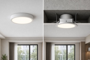Потолочные LED-светильники: как выбрать накладные, встраиваемые, линейные, кольцевые и модели с пультом